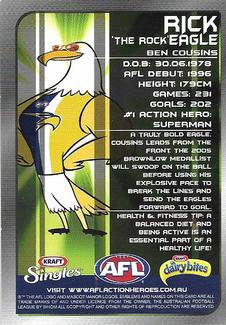 2007 Kraft AFL Action Heroes #NNO Ben Cousins Back